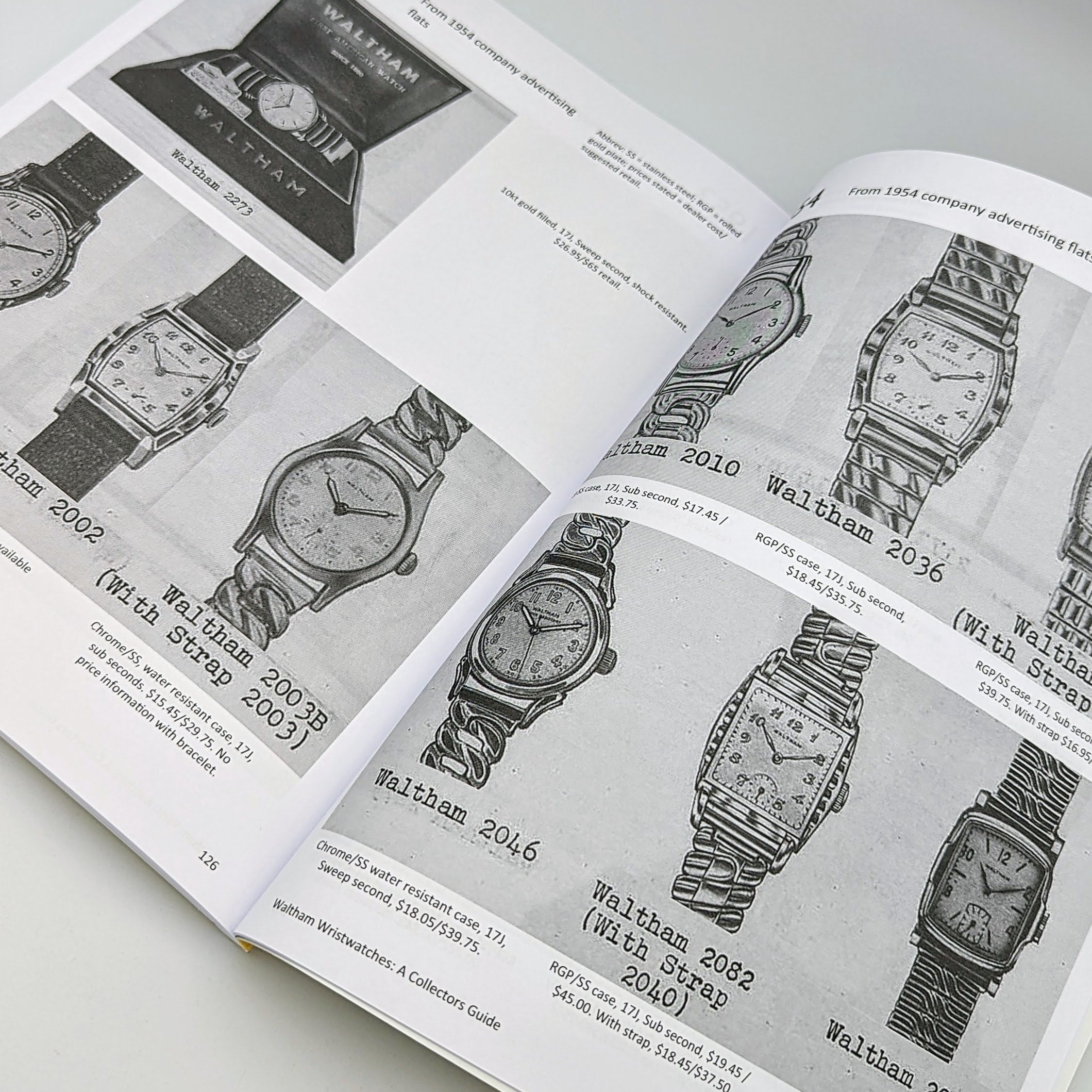 Waltham Wristwatches: A Collectors Guide by Bruce Shawkey +650 Watches Pictured Book