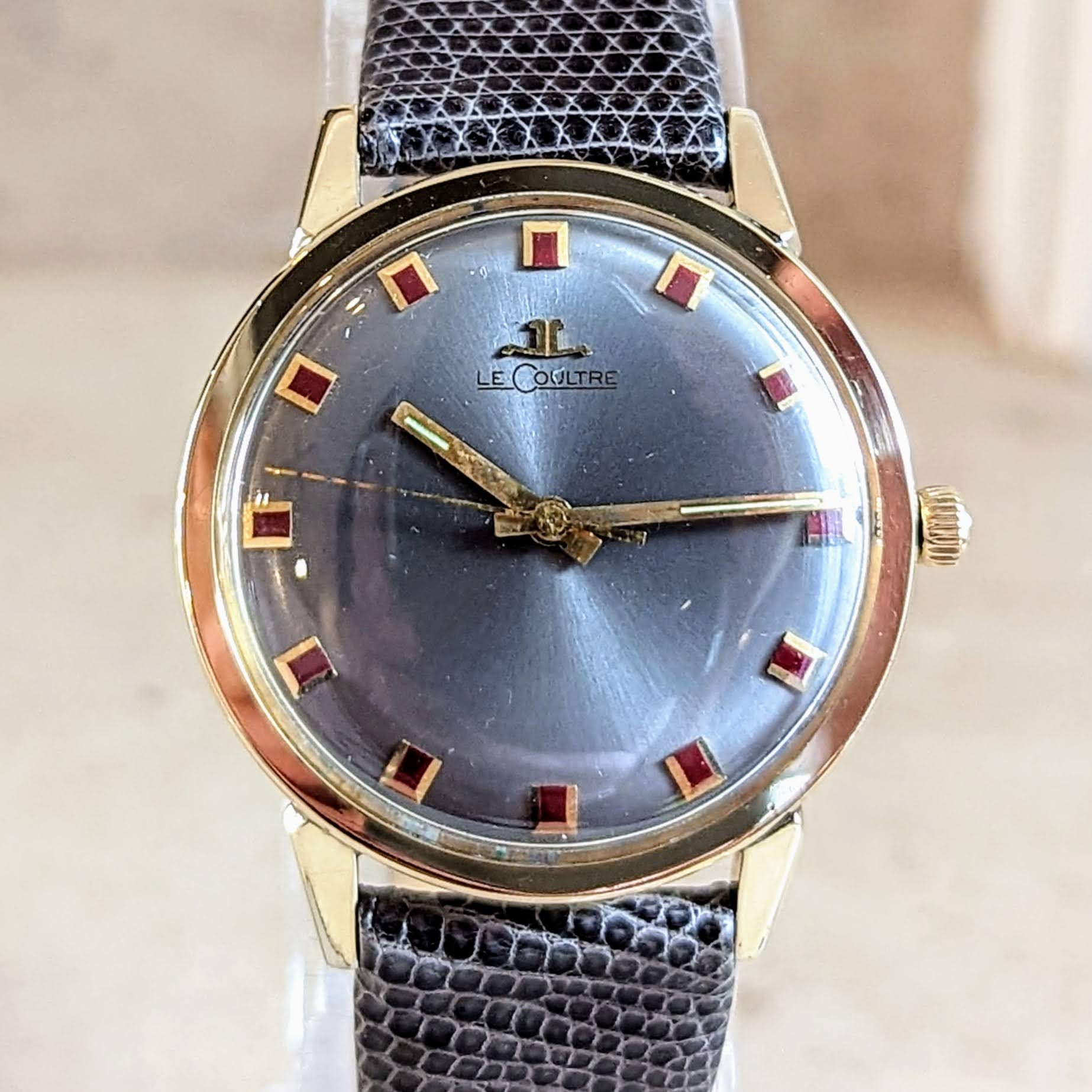 1965 LeCoultre Watch Cal. K830/CW 17 Jewels 10K GF Vintage Wristwatch