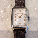 Art Deco WESTFIELD Wristwatch by Bulova Cal. 6AW Vintage Men's Watch