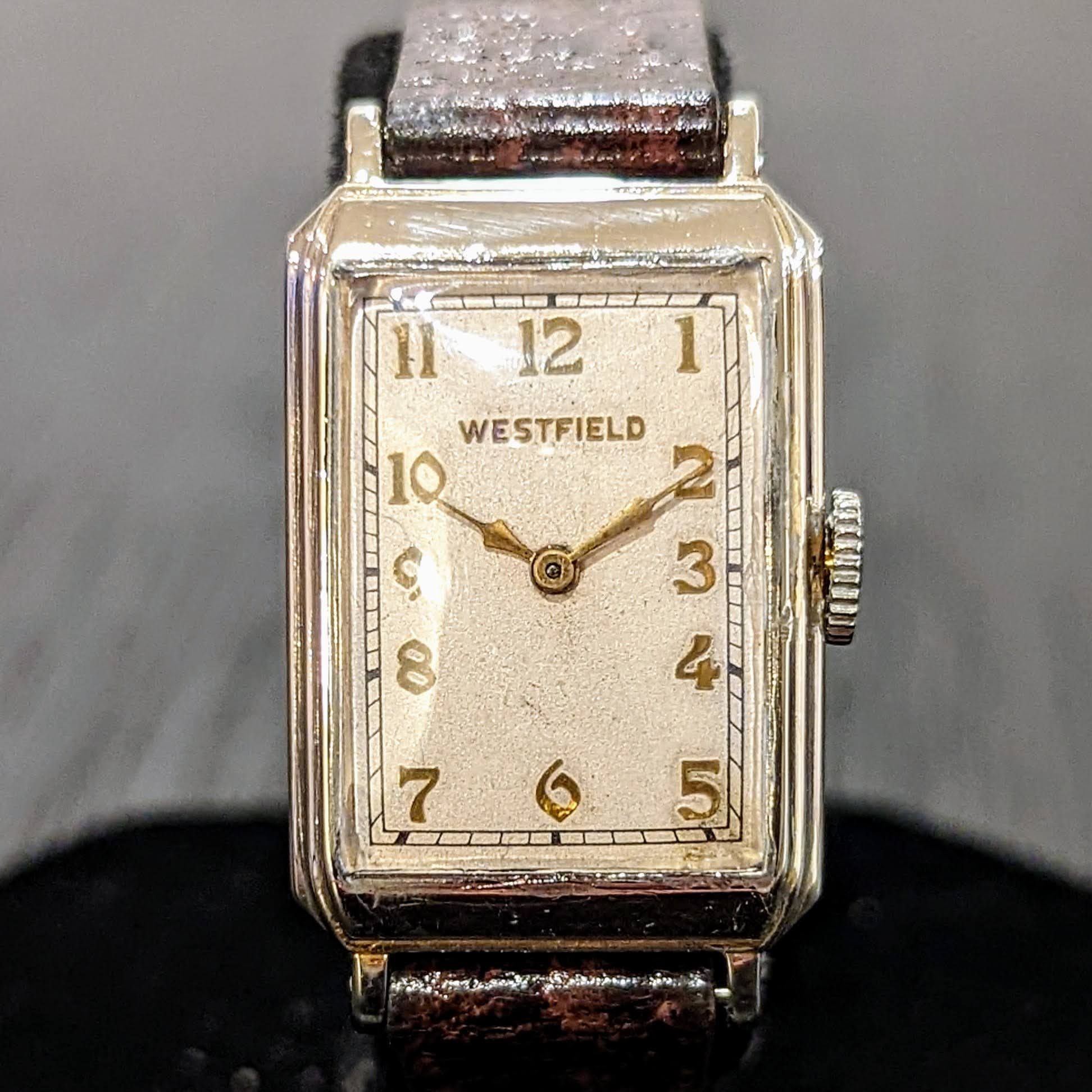 Art Deco WESTFIELD Wristwatch by Bulova Cal. 6AW Vintage Men's Watch