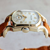 1939 GRUEN Driver’s Ristside “The Varsity” Wristwatch Curved Watch
