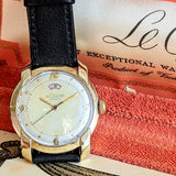 LeCoultre Bumper Automatic Watch Power-Reserve Indicator Wristwatch - In BOX!