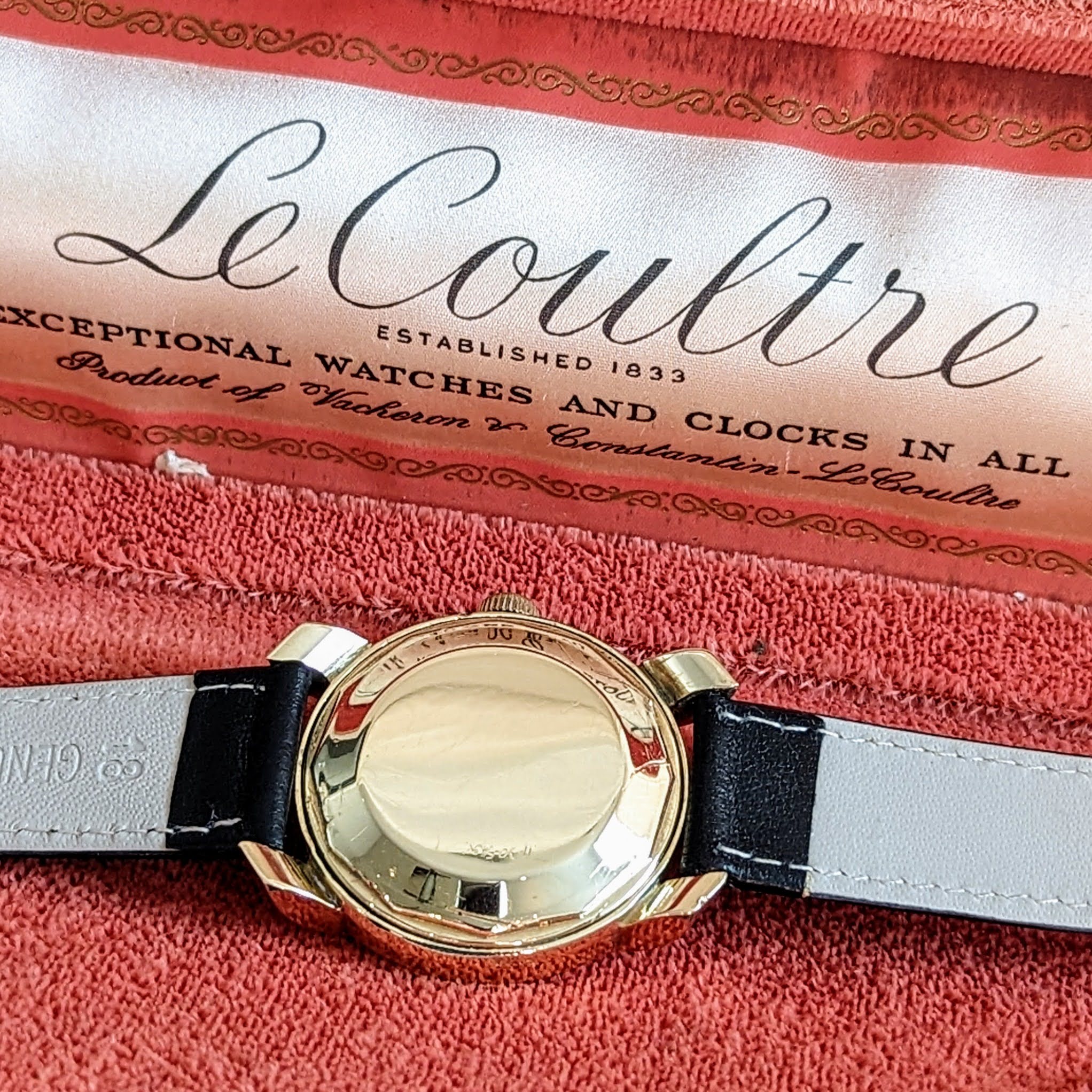 LeCoultre Bumper Automatic Watch Power-Reserve Indicator Wristwatch - In BOX!