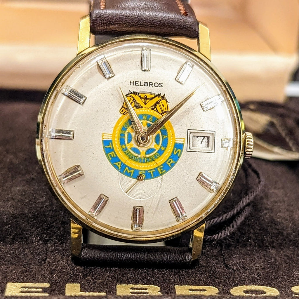 HELBROS International Brotherhood of Teamster Watch Manual Wristwatch ...