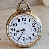 1918 Illinois Bunn Special Pocket Watch Railroad Grade Model 9 Size 16s 21J 6 ADJs