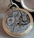 1918 Illinois Bunn Special Pocket Watch Railroad Grade Model 9 Size 16s 21J 6 ADJs