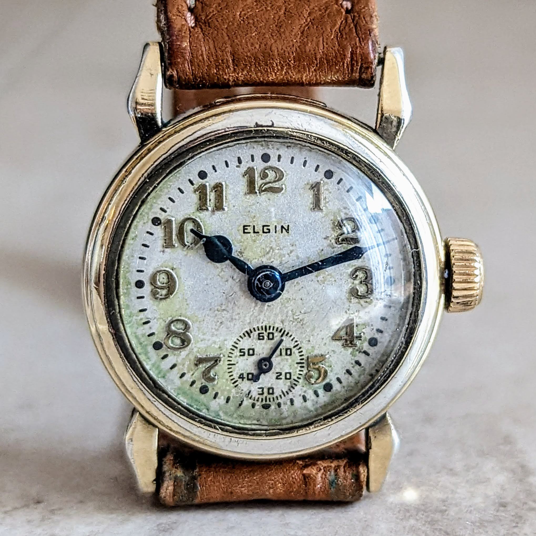 Vintage 1928 ELGIN Watch 17 Jewels Model 1 Grade 428 Wristwatch