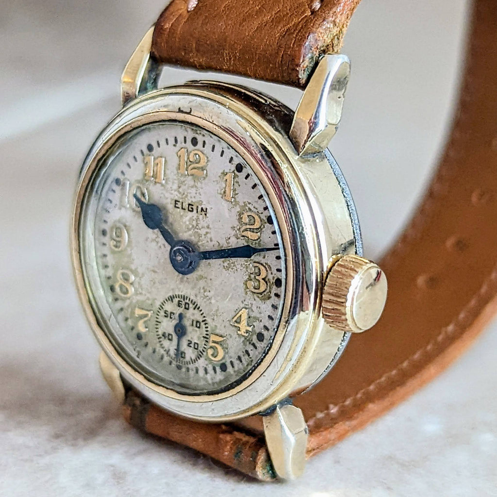 Vintage 1928 ELGIN Watch 17 Jewels Model 1 Grade 428 Wristwatch ...
