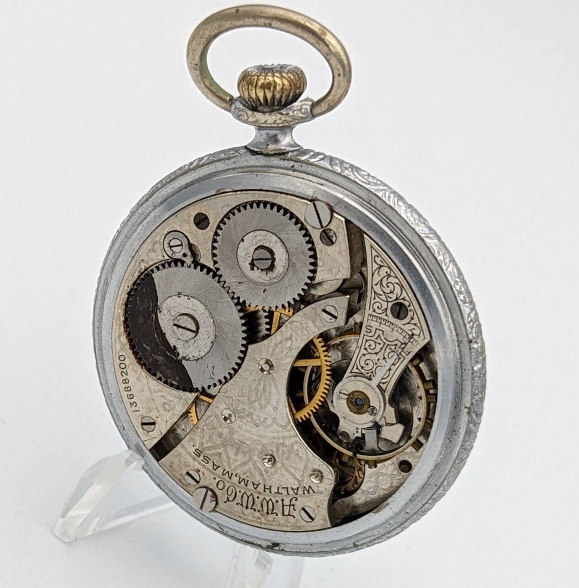 1904 Antique Waltham Pocket Watch Model 1899 Size 16s Grade 610 7 Jewels