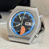 SEIKO Automatic Chronograph Watch Day/Date Indicator Wristwatch