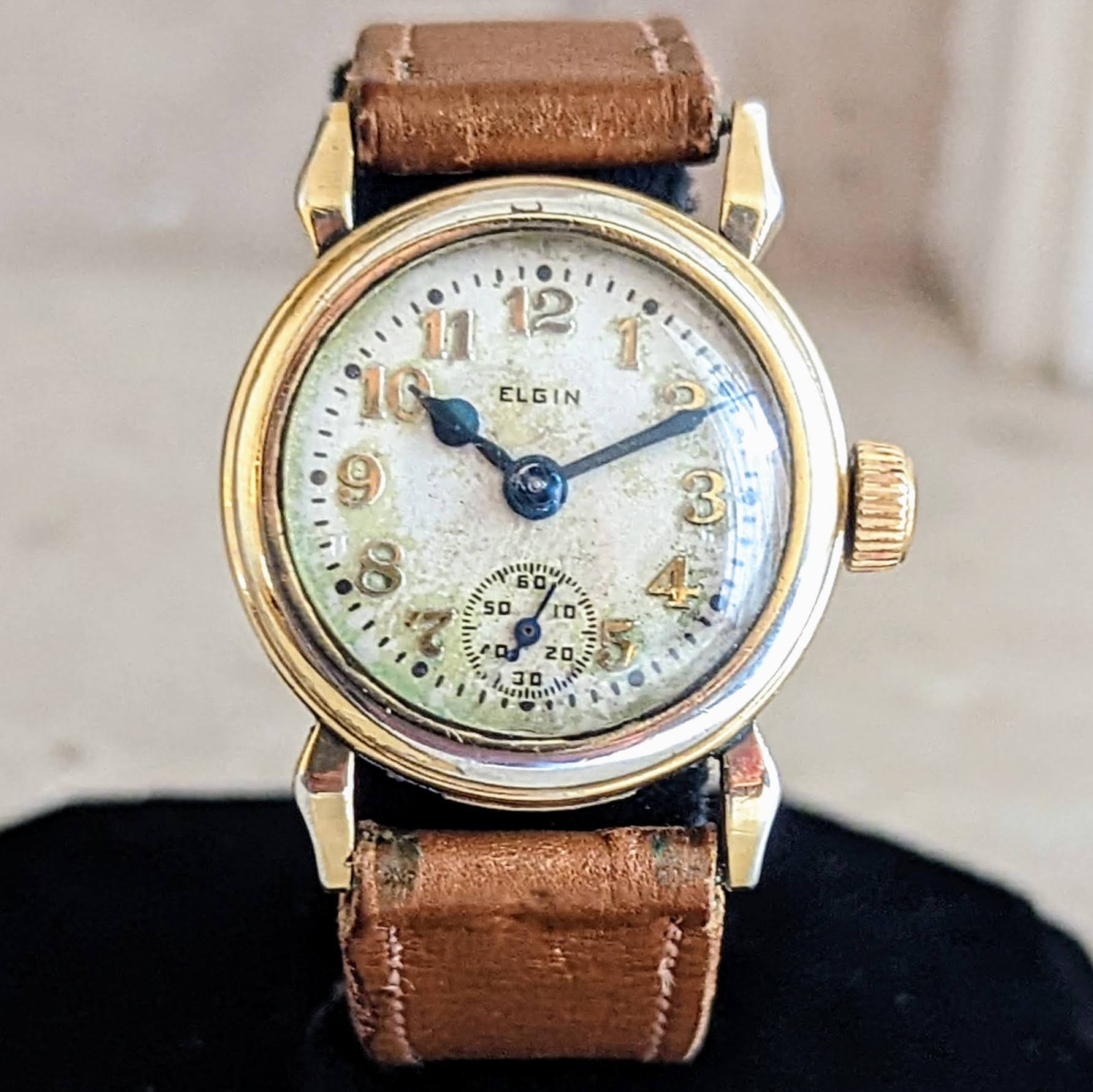 Elgin Compressor Watch Vintage 1928 ELGIN Watch 17 Jewels Model 1 Grade 428 Wristwatch ...