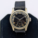 Vintage LATHAM Military Watch 17 Jewels 31mm Swiss Made Wristwatch
