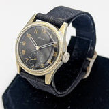 Vintage LATHAM Military Watch 17 Jewels 31mm Swiss Made Wristwatch