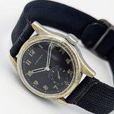 Vintage LATHAM Military Watch 17 Jewels 31mm Swiss Made Wristwatch
