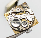 GALMOR Art Deco Wristwatch Swiss Made Movement 2 ADJs 6 Jewels