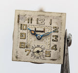 GALMOR Art Deco Wristwatch Swiss Made Movement 2 ADJs 6 Jewels
