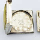 GALMOR Art Deco Wristwatch Swiss Made Movement 2 ADJs 6 Jewels