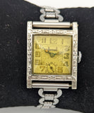GALMOR Art Deco Wristwatch Swiss Made Movement 2 ADJs 6 Jewels