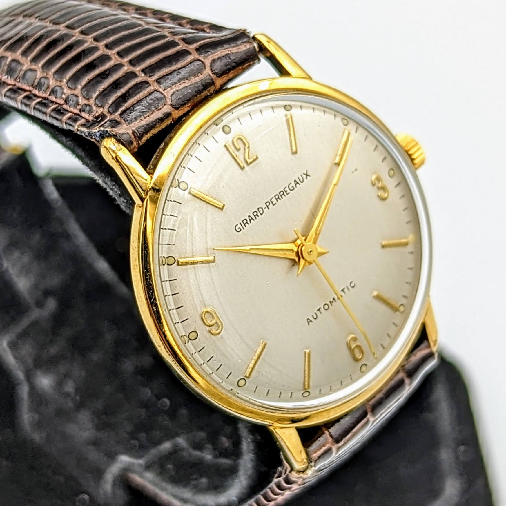 GIRARD-PERREGAUX Automatic Wristwatch Swiss Caliber GP170 17 Jewels Vintage Watch