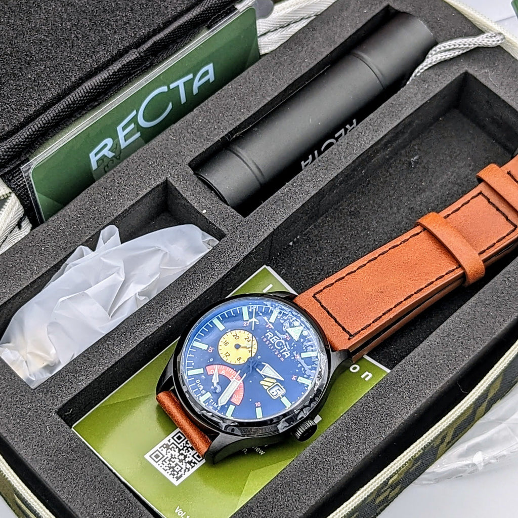 Brand-New! RECTA Veymont Multi-Function Watch With Dual Time Wristwatc ...