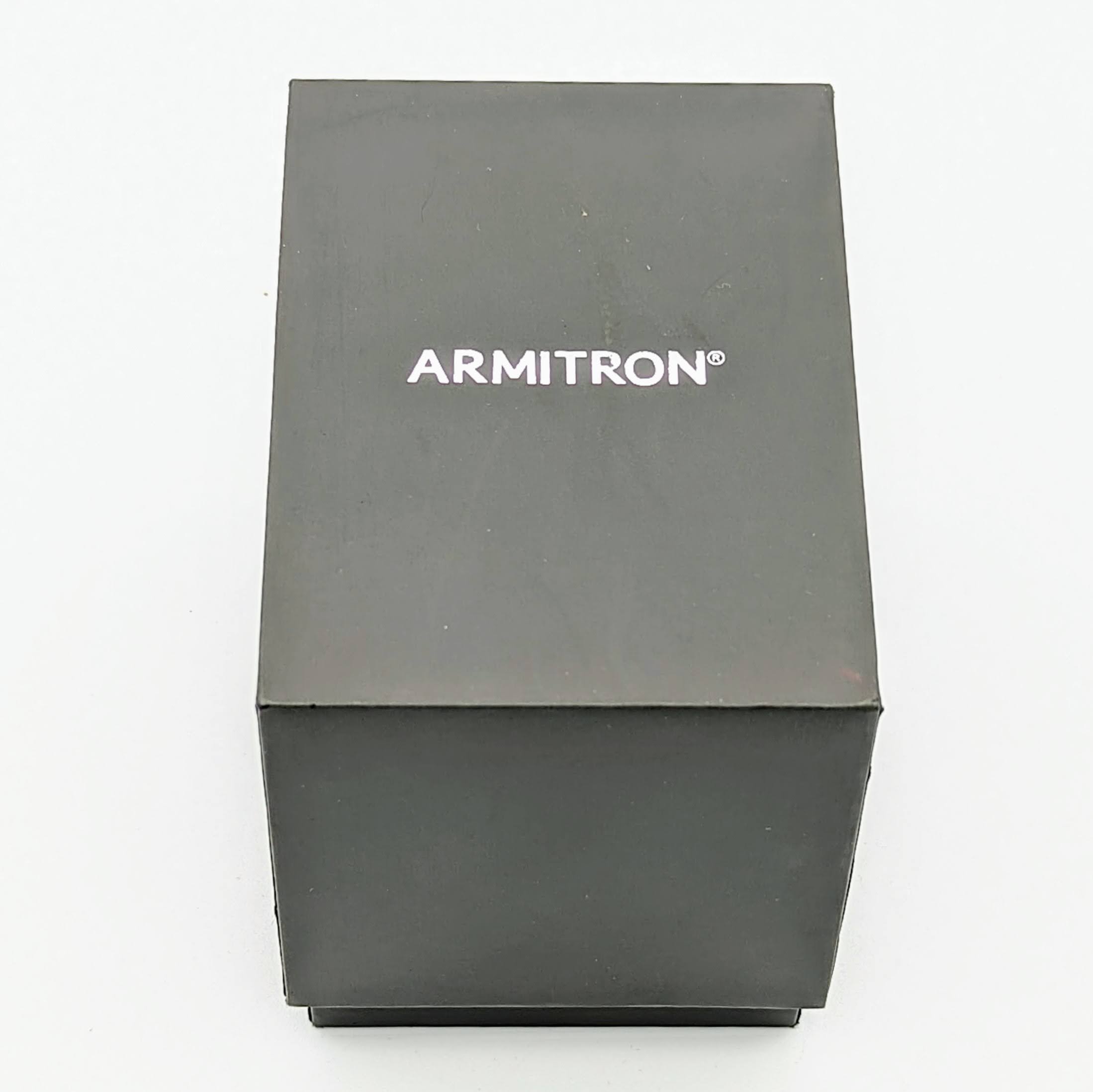 ARMITRON Water Resist Wristwatch 3 Sub Dials New in Box with Manual Watch