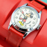 1975 MICKEY MOUSE Wristwatch by BRADLEY TIME Walt Disney Productions Swiss Made Watch