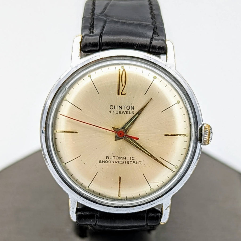 CLINTON Automatic Watch 17 Jewels Germany Made Vintage Wristwatch ...