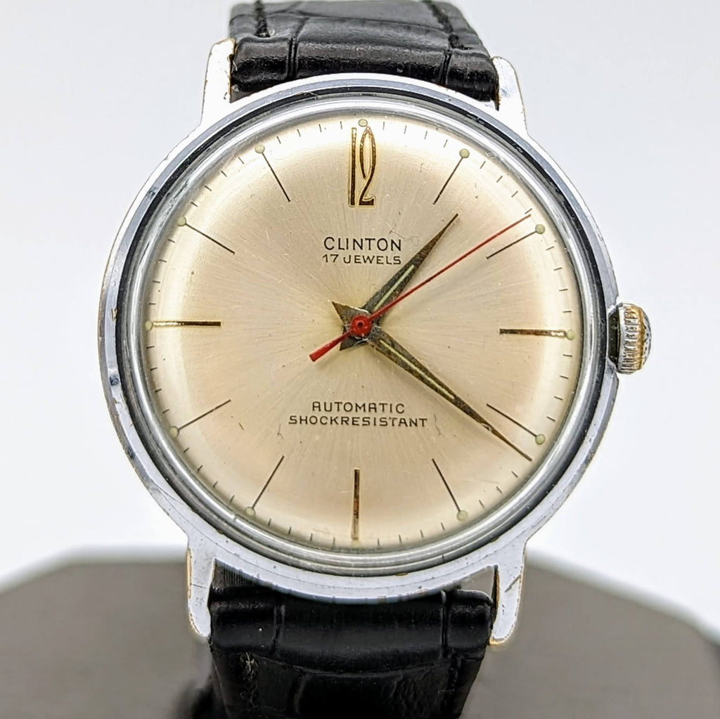 CLINTON Automatic Watch 17 Jewels Germany Made Vintage Wristwatch ...