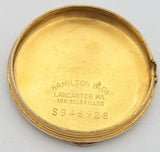 Vintage HAMILTON Endicott Wristwatch 1940 Caliber 987A 17 Jewels Watch