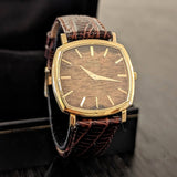 PIAGET Wristwatch 18K Gold ULTRA-THIN Movement Cal. 12P 6 ADJs 30 Jewels Wood Dial Watch