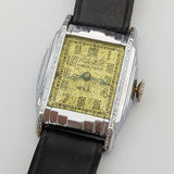 By BENRUS 1929 Babe Ruth Art Deco Wristwatch Shock Proof Adjusted 7 Jewels U.S.A. Watch
