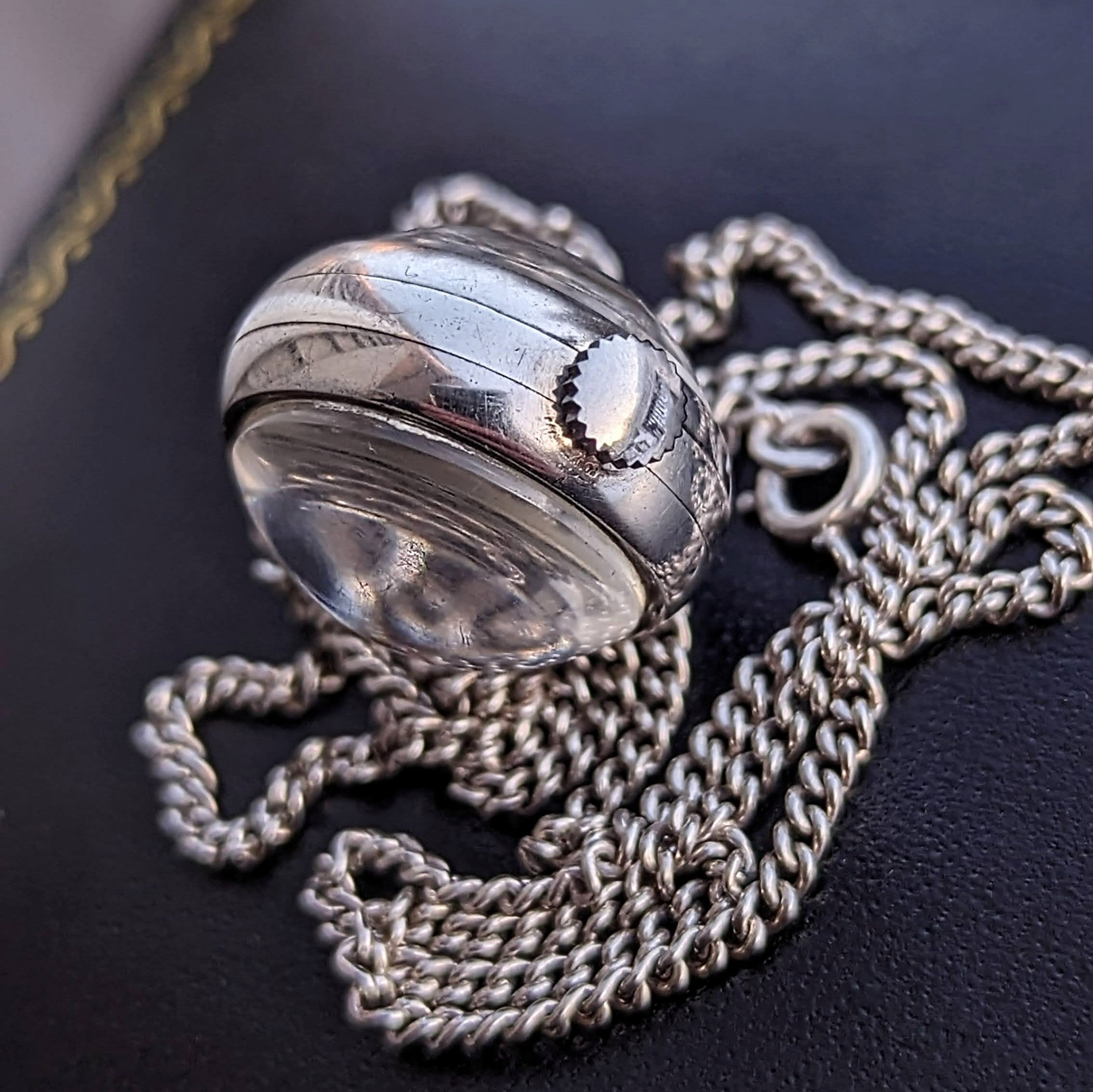 1930's Gubelin Ball Pendant Watch Swiss 17 Jewels 2 Adjustments Unique