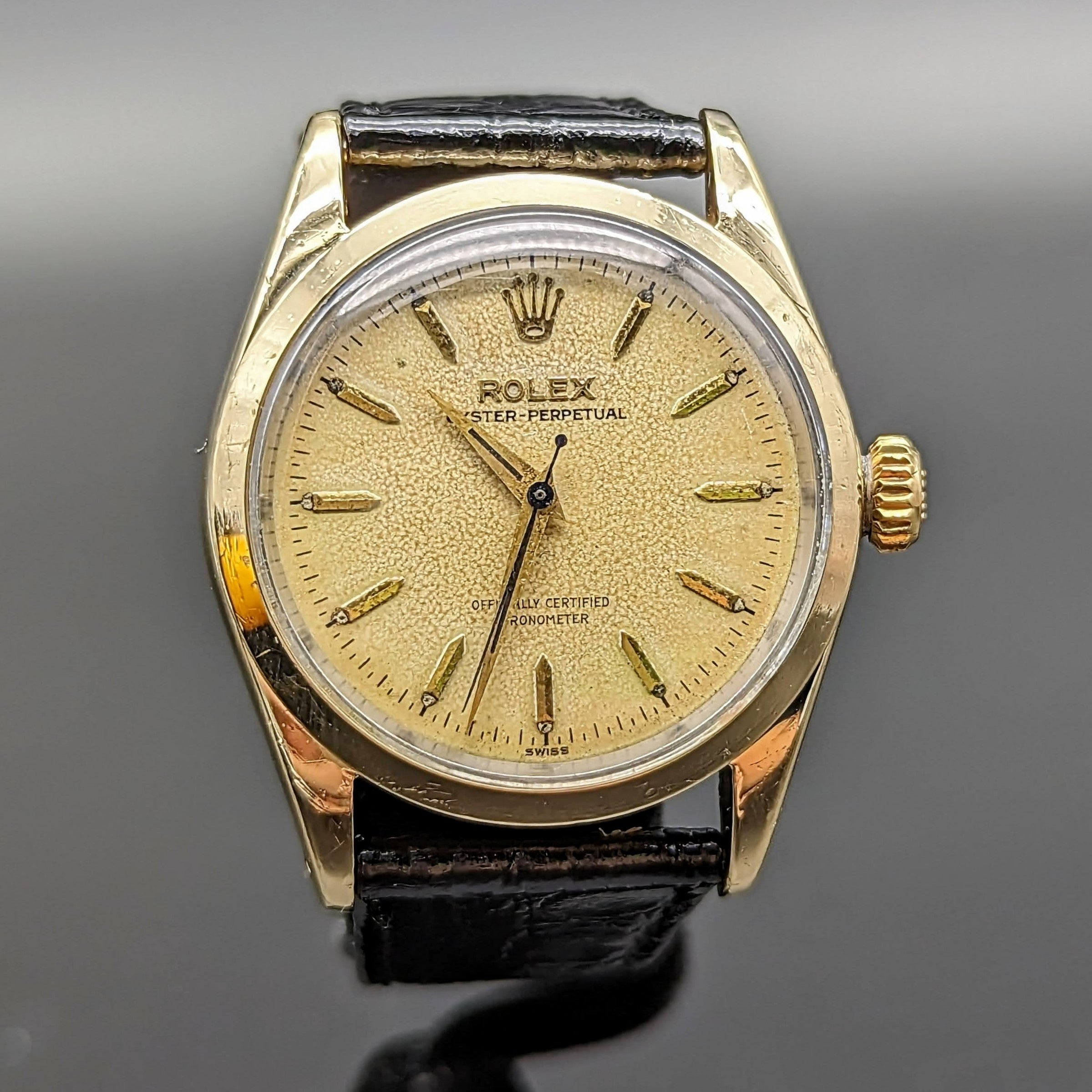 1957 ROLEX Oyster Perpetual Chronometer Automatic Wristwatch Ref. 6634 Vintage Watch