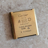 Vintage CARTIER Tank Wristwatch Swiss Caliber ETA 2512-1 17 Jewels Blue Dial Watch