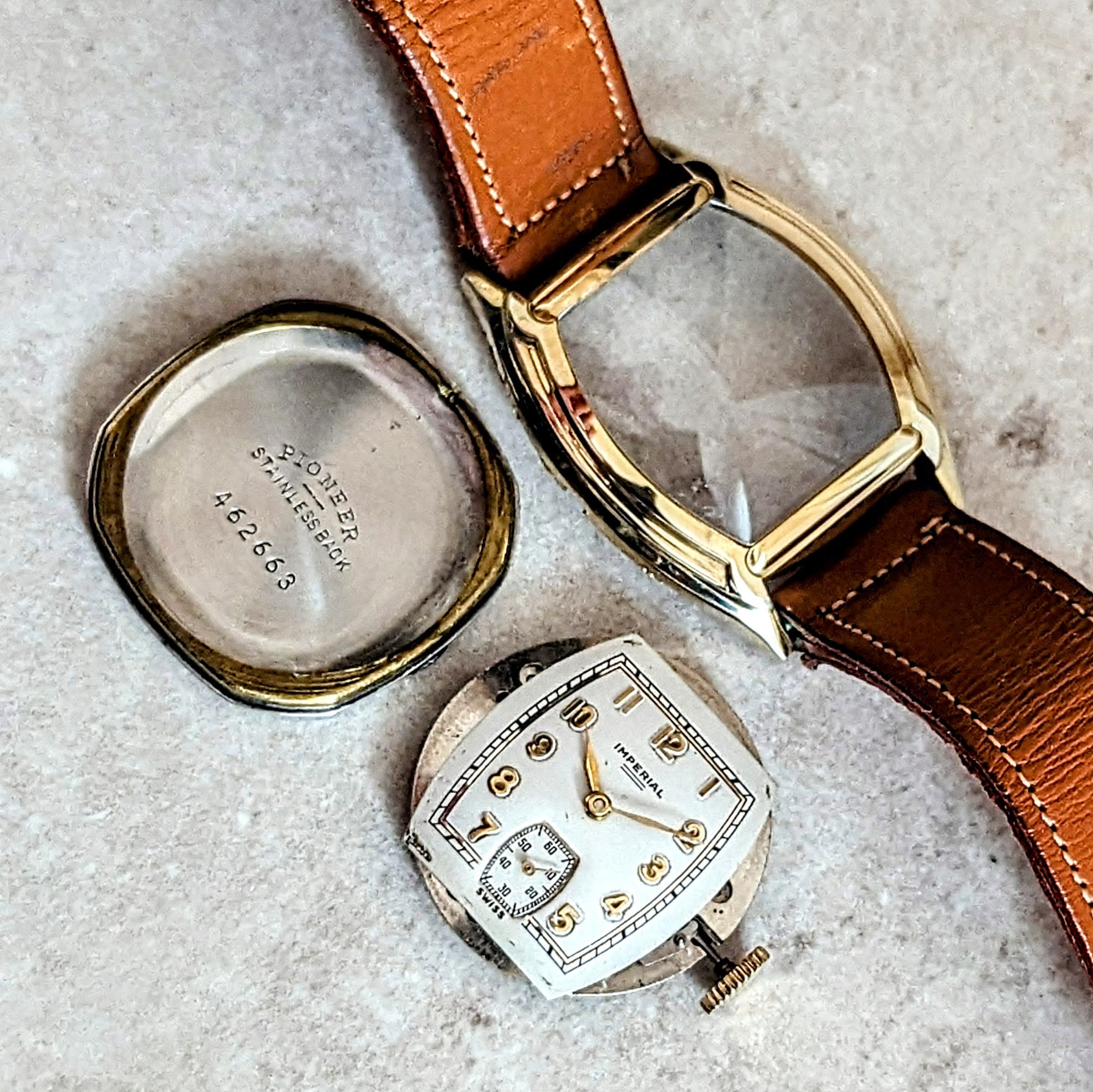 1941 IMPERIAL Watch Model 144 Cal. 1046 17 Jewels Vintage Wristwatch N SECOND HAND HOROLOGY