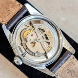 1966 BULOVA Model 511133 "White" Automatic Watch Case Design 17 Jewels Wristwatch