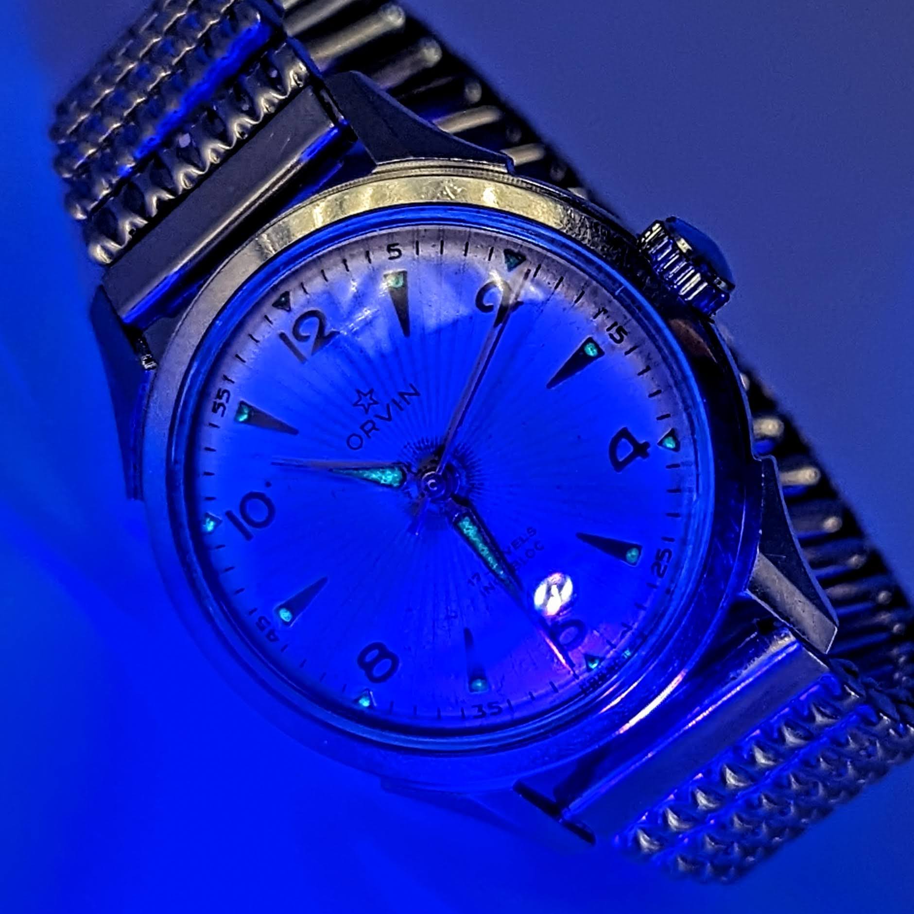 Orvin ORVIN Incabloc Watch 17 Jewels 32mm France Made Wristwatch Original Bo ...