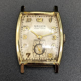 GRUEN Precision Wristwatch 14K GOLD Swiss Cal. 430 17 Jewel Vintage Watch