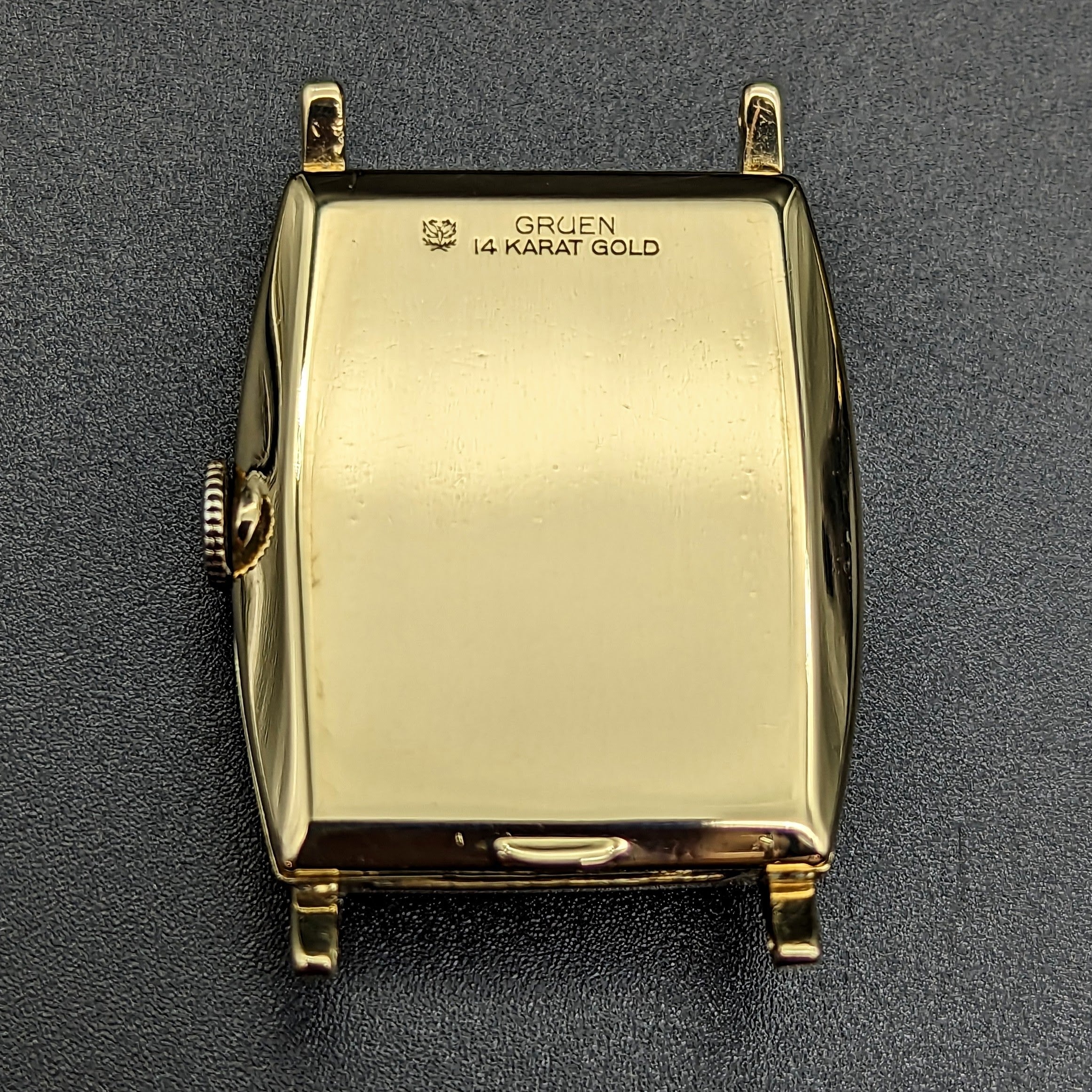 GRUEN Precision Wristwatch 14K GOLD Swiss Cal. 430 17 Jewel Vintage Watch