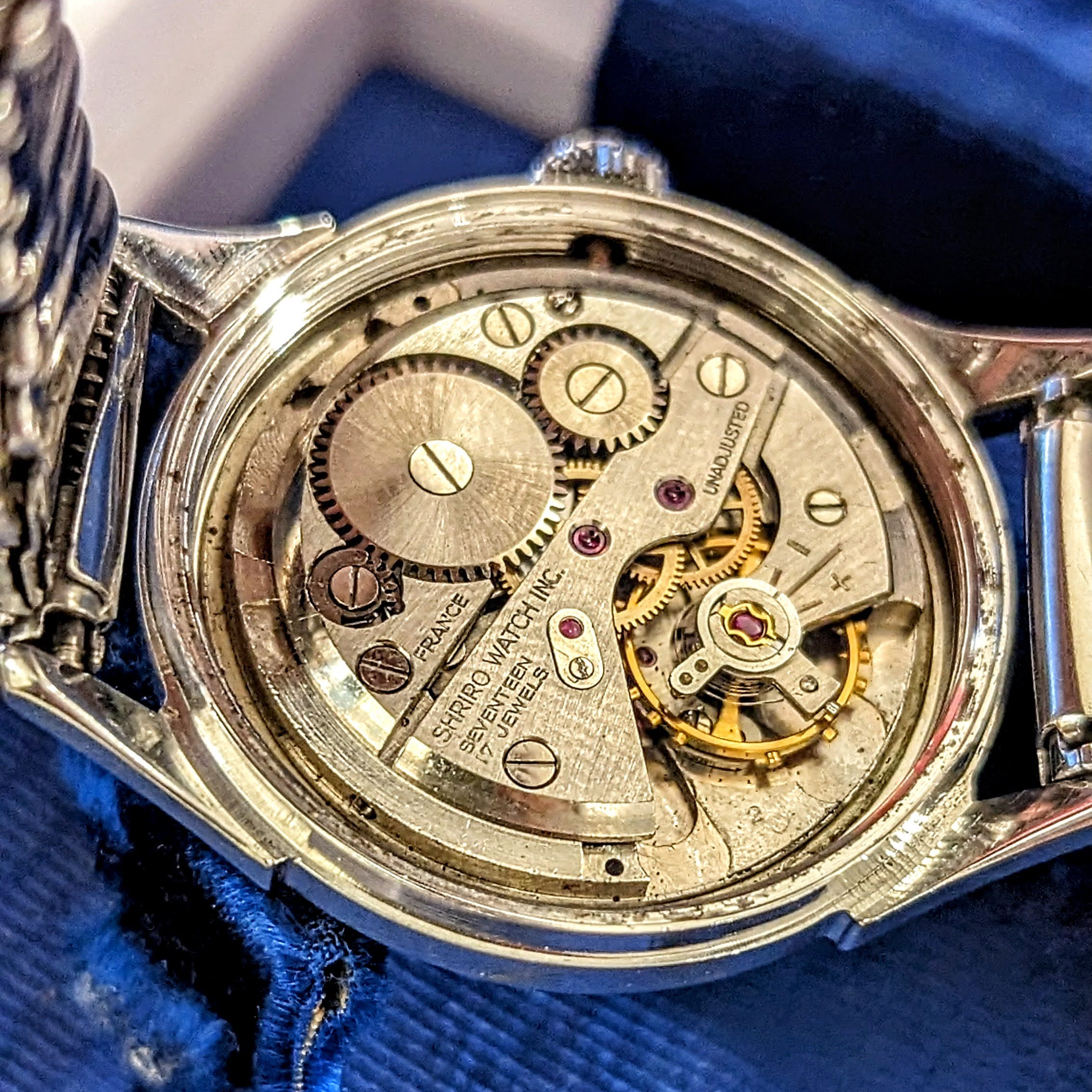 Orvin ORVIN Incabloc Watch 17 Jewels 32mm France Made Wristwatch Original Bo ...