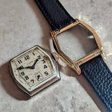 1932 ELGIN Art Deco Wristwatch Grade 487 17 Jewels Vintage U.S.A. Made Watch