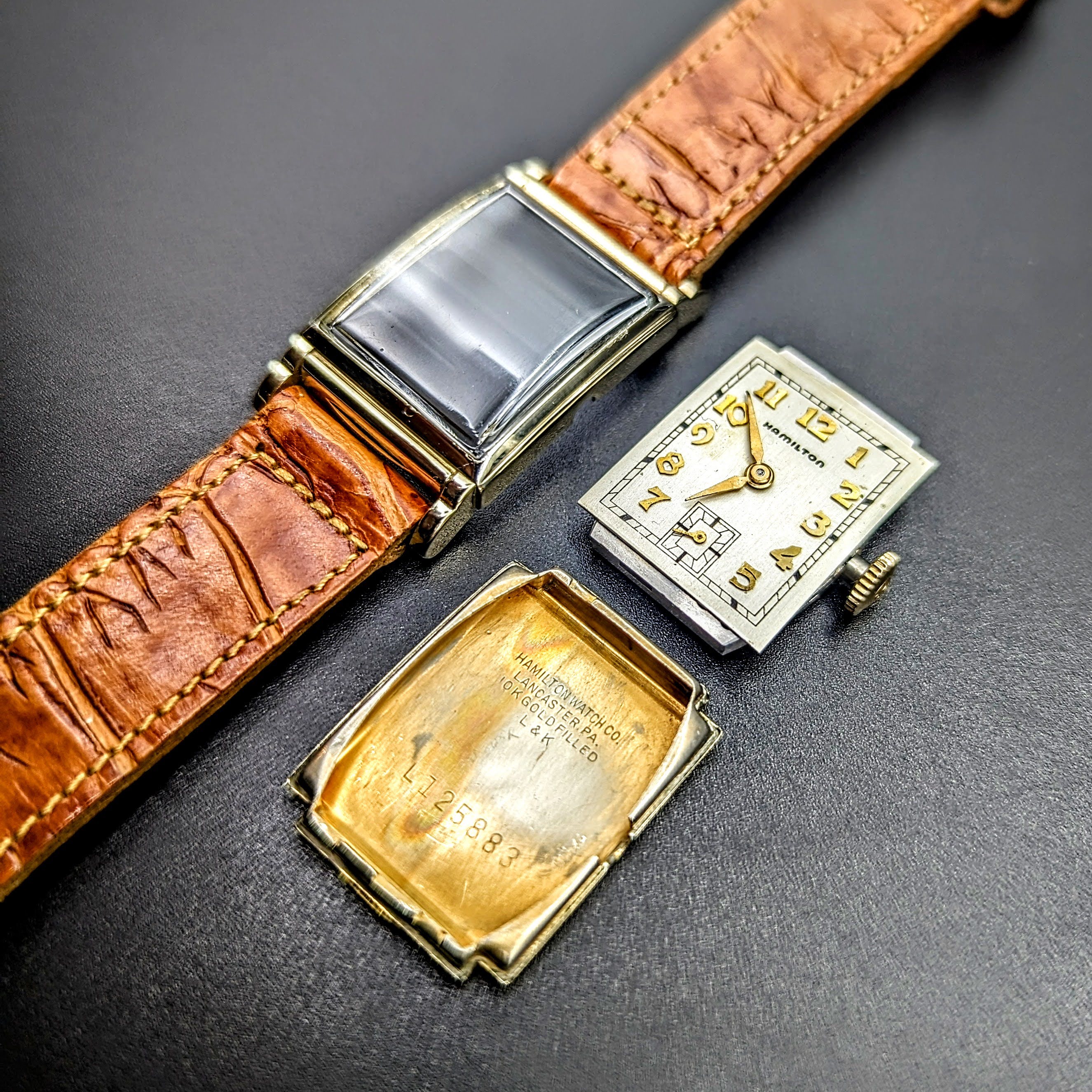 HAMILTON 1948 Eaton Watch Cal. 980 17 Jewels U.S.A. Made Wristwatch ...