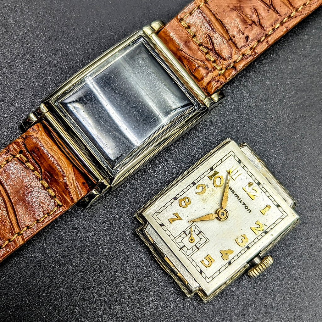 HAMILTON 1948 Eaton Watch Cal. 980 17 Jewels U.S.A. Made Wristwatch ...