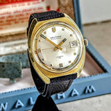 1950 WALTHAM Centennial Automatic Wristwatch Swiss Caliber R337 100 Jewels Watch