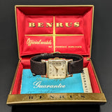 BENRUS Watch Model DM21 17 Jewels Swiss Made Vintage Wristwatch