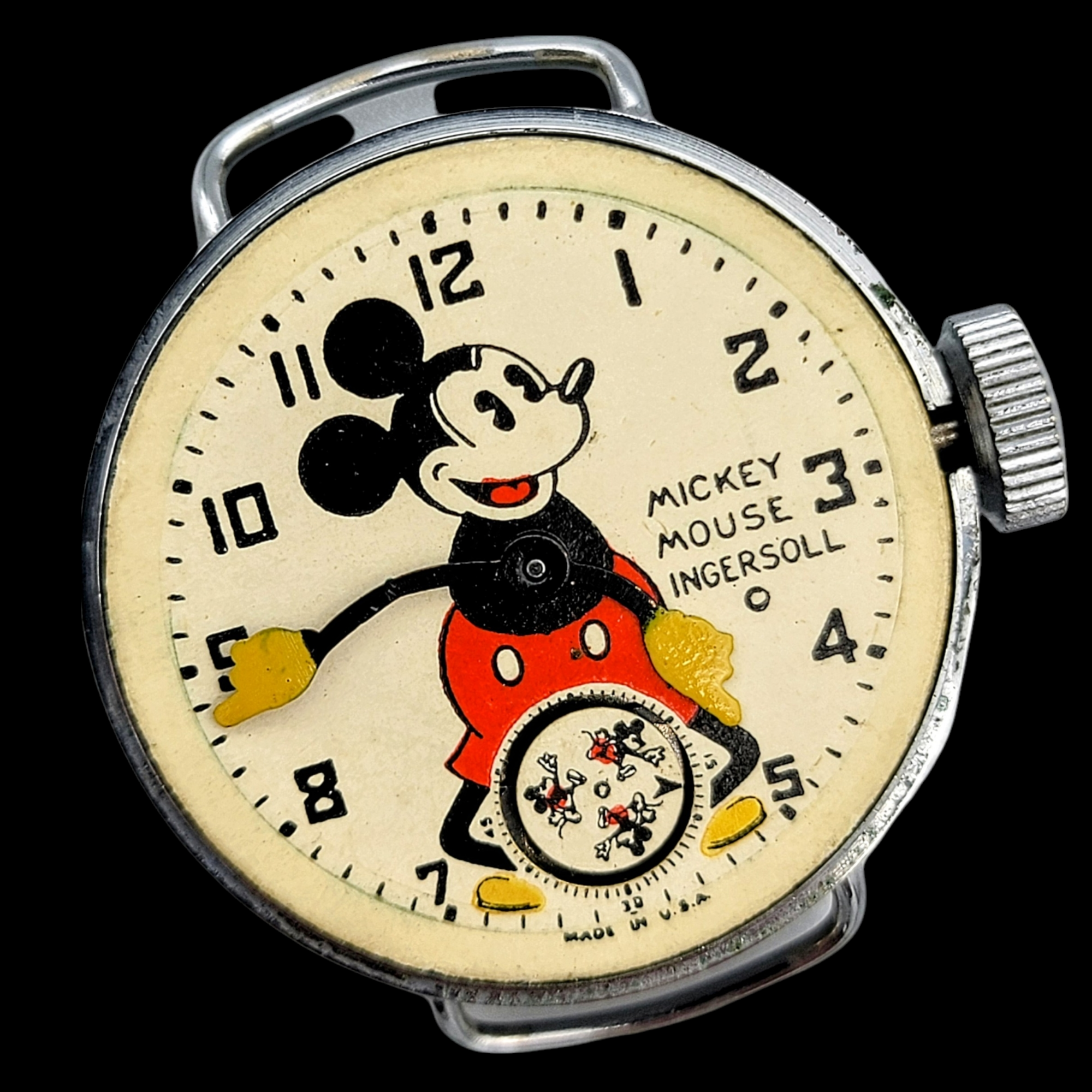 First Edition 1933 Mickey Mouse Ingersoll Watch