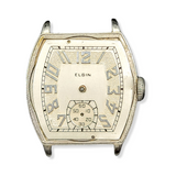 1930 ELGIN 14K White Gold Watch 15 Jewels Grade 428