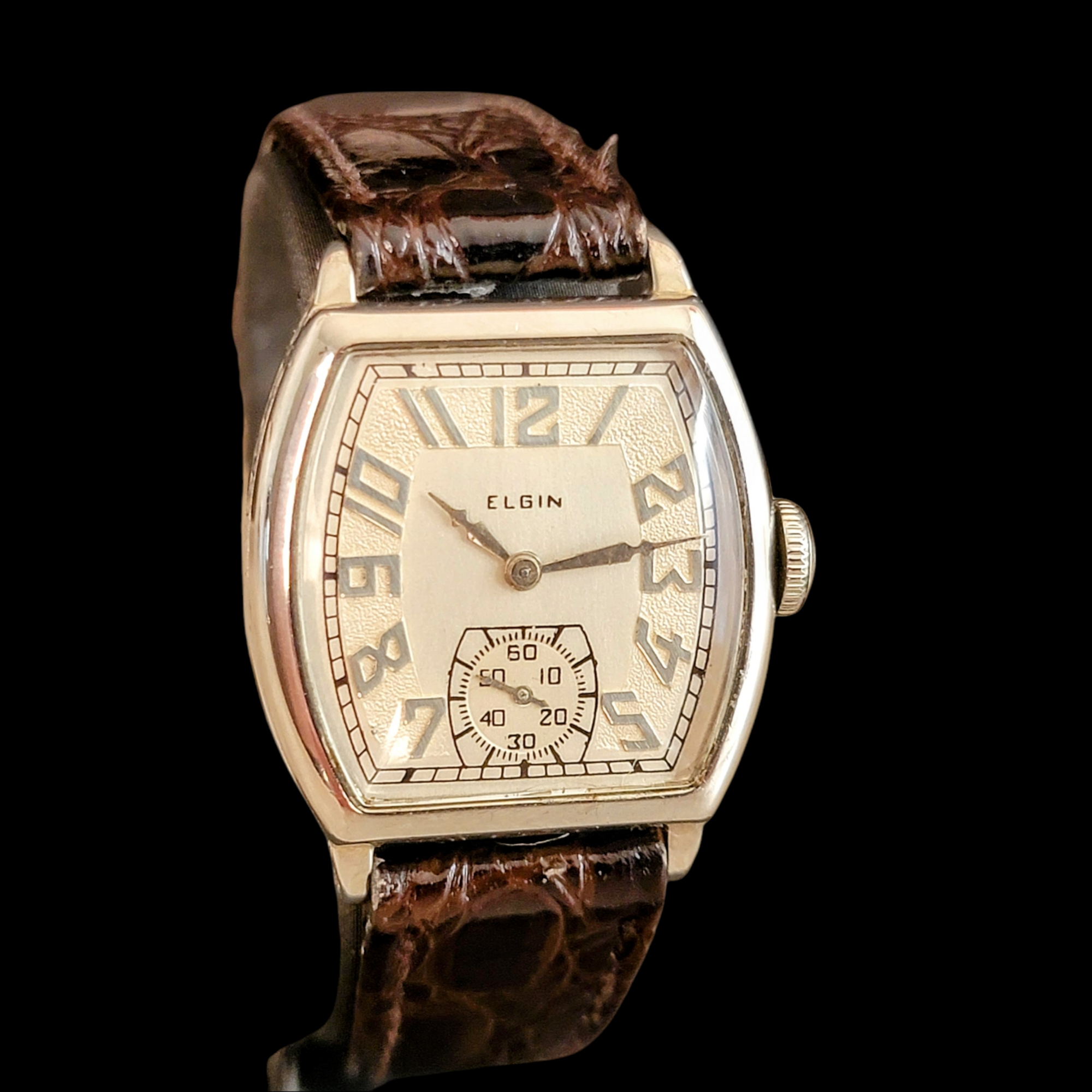 1930 ELGIN 14K White Gold Watch 15 Jewels Grade 428