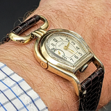 ROYCE Wristwatch "Horseshoe" Shaped Watch 17 Jewels Swiss