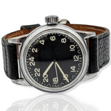 24 HOUR ELGIN Type A-11 Navigation Watch WWII U.S. Army Hacking 18 Jewels Grade 685